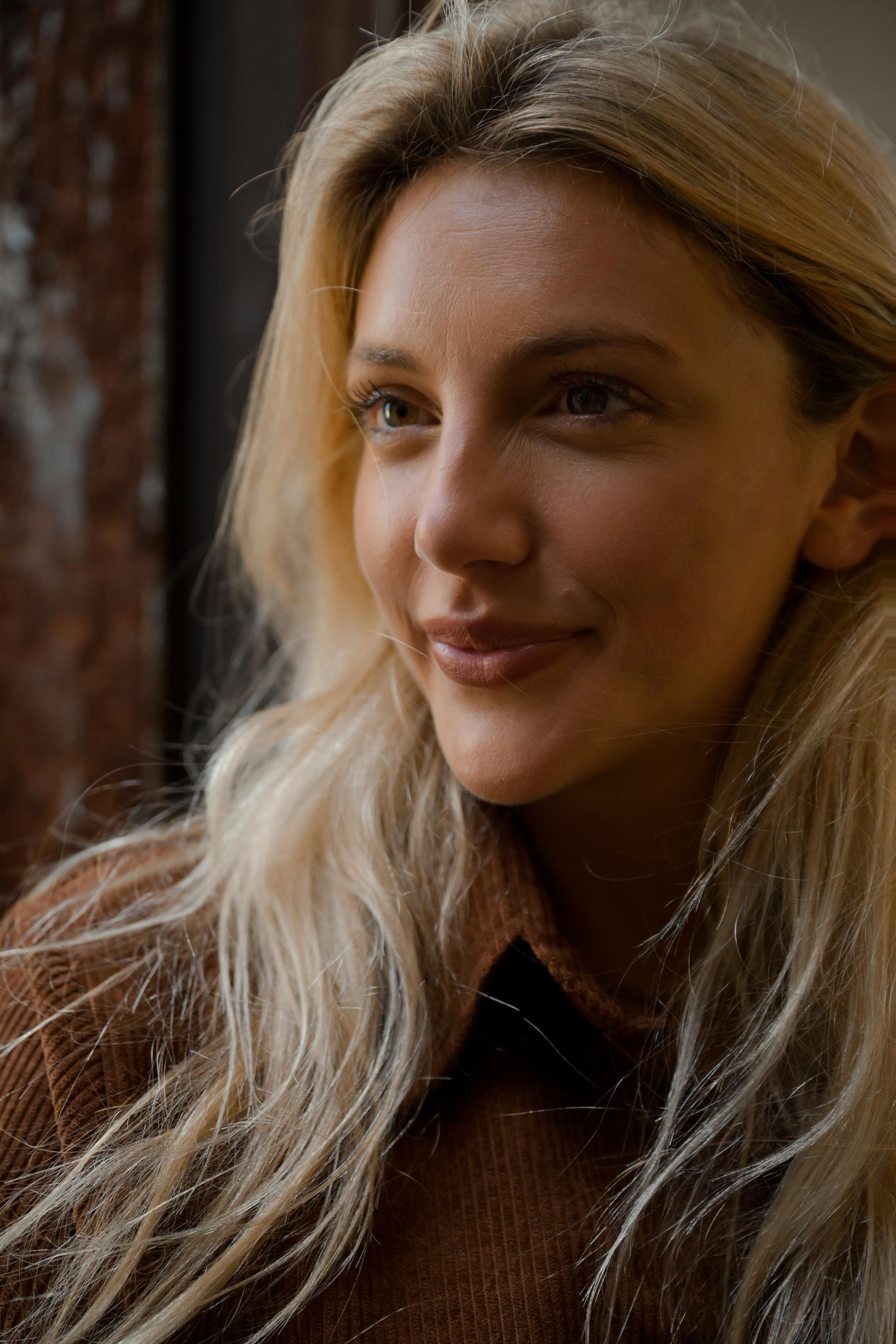 Portrait of Anna Bucklar, photojournalist and field researcher